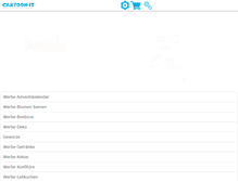Tablet Screenshot of cartoon-it-shop.de